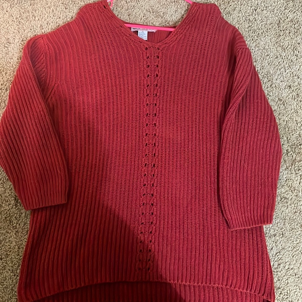 Style NewYork Chunky red sweater